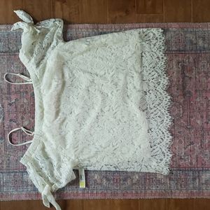 Off the Shoulder Lace Top